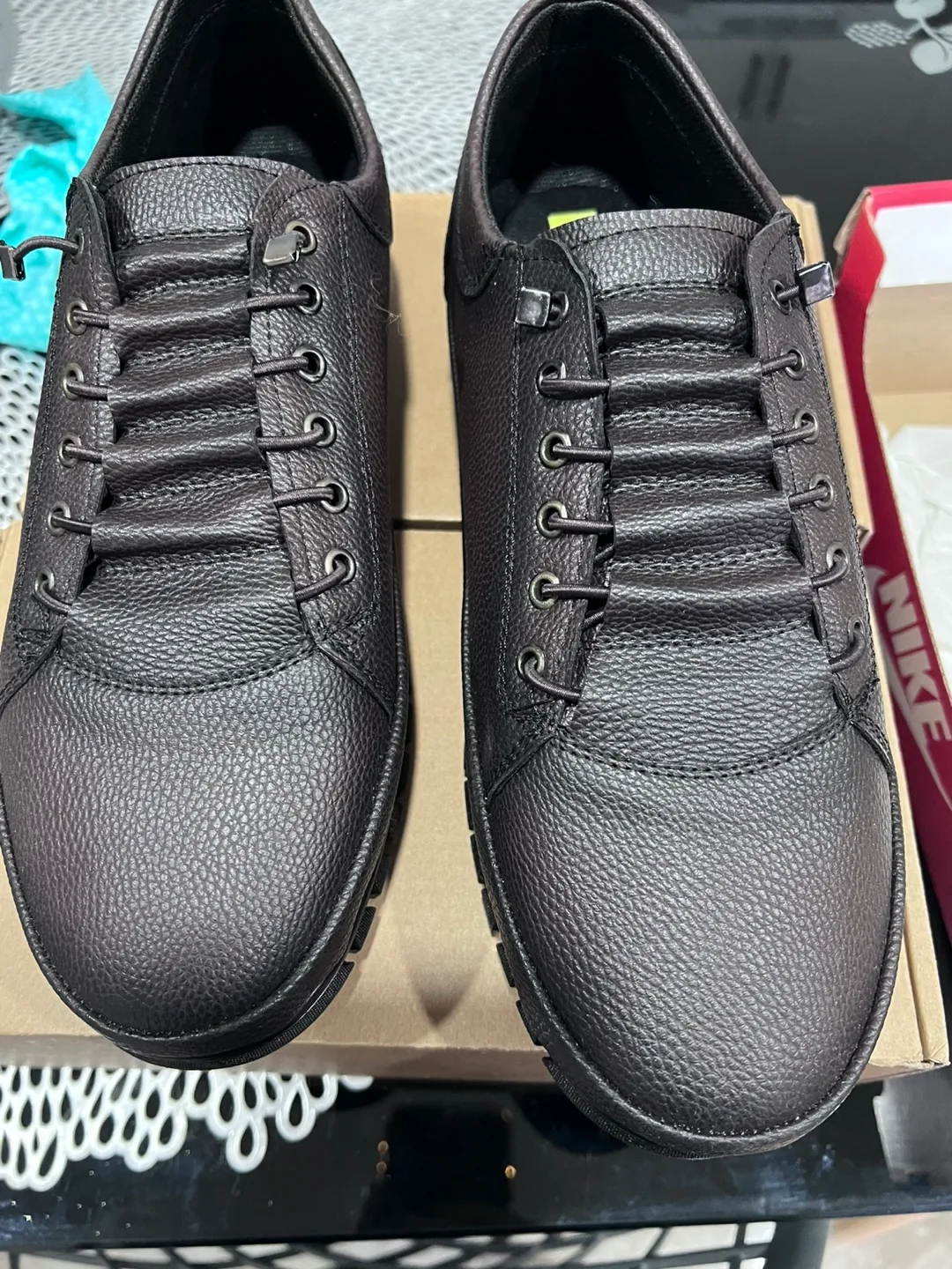 Sümer M. Brown Leather Shoes sell for back to school now $25 image indicator(2)
