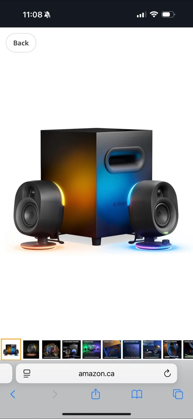 SteelSeries Arena Gaming Computer Speaker System thumbnail