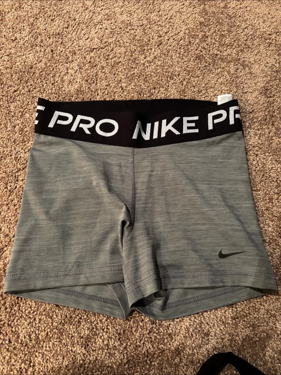 Nike Pro Athletic Shorts - Grey - New and never used thumbnail