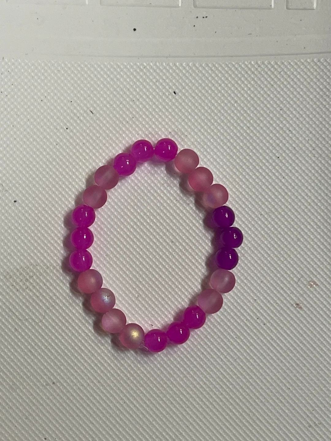 Pink Beaded Bracelet thumbnail