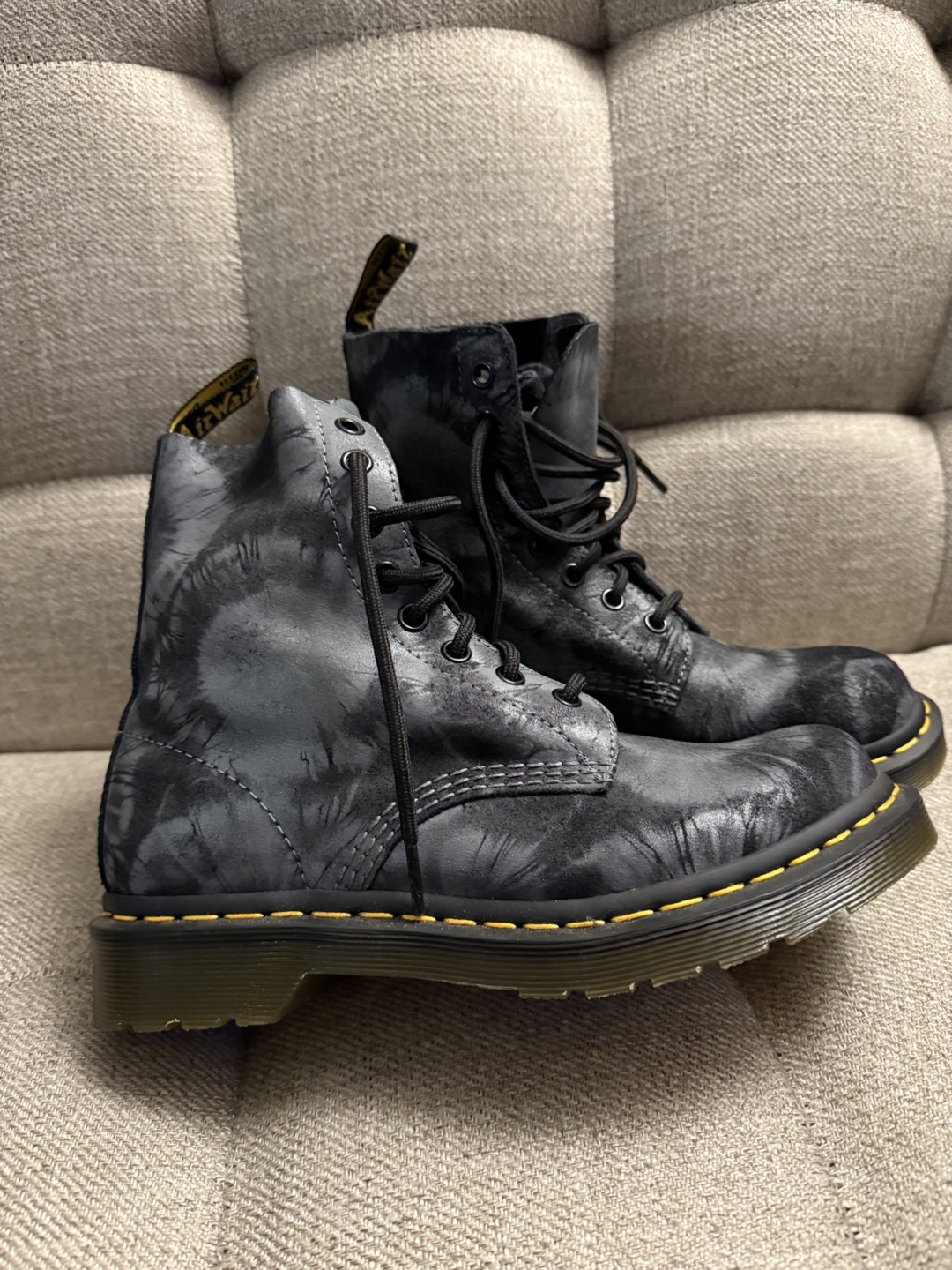 Dr. Martens 1460 Pascal Black Charcoal tie dye - photo 3