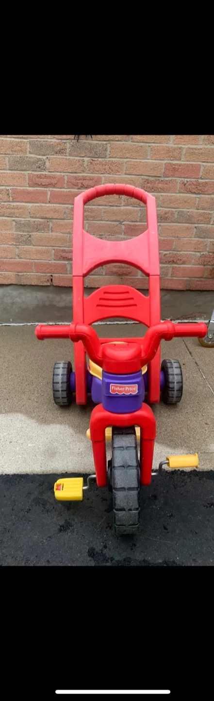 Push-Pull-Tricycle and 3-Wheel Scooter Set thumbnail