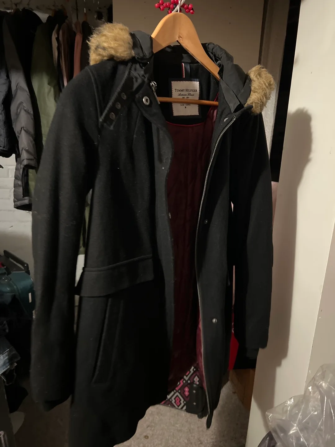 Tommy Hilfiger Wool Blend Coat - Size M thumbnail