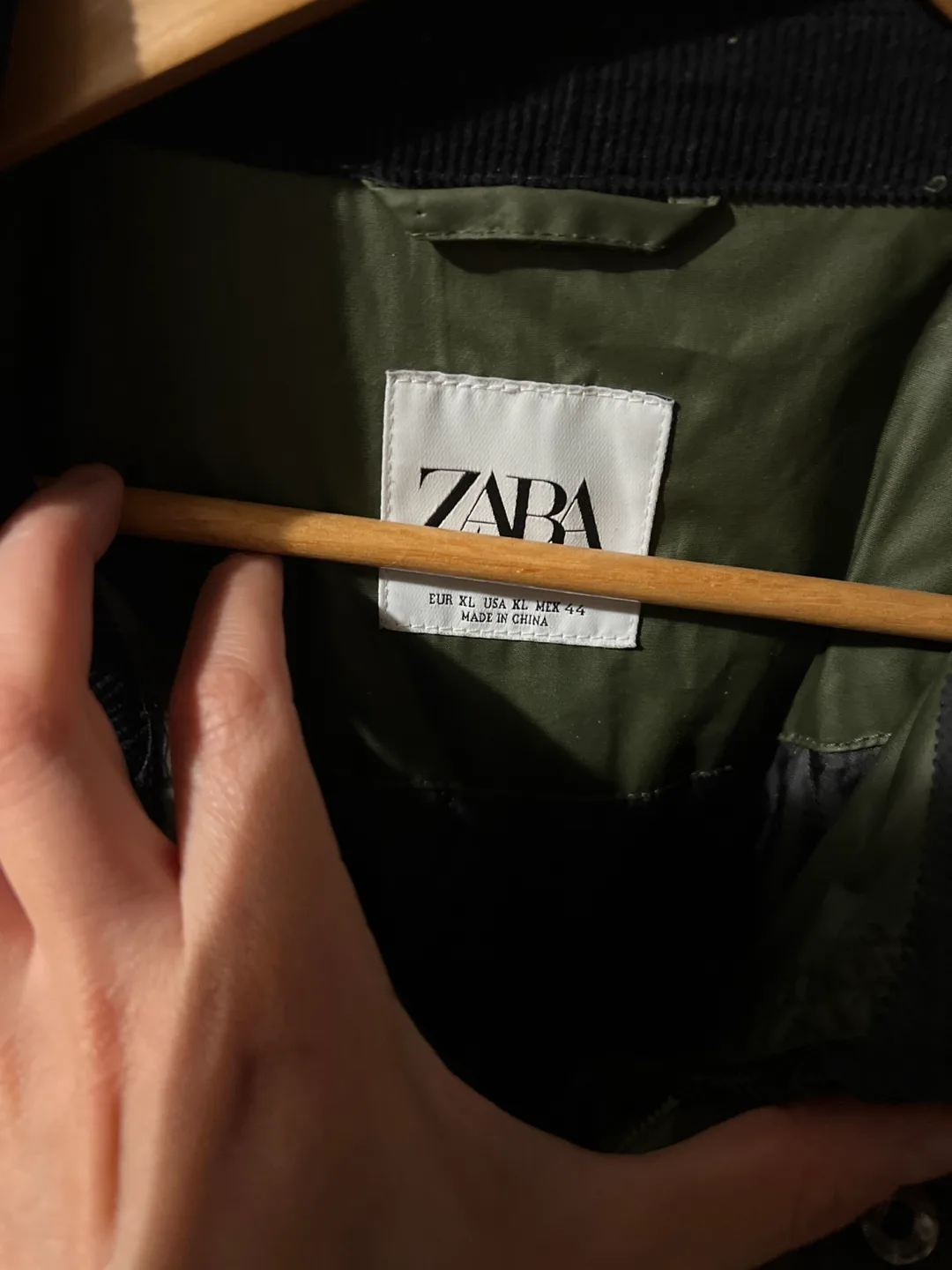 Zara Olive Green XL Jacket image indicator(2)