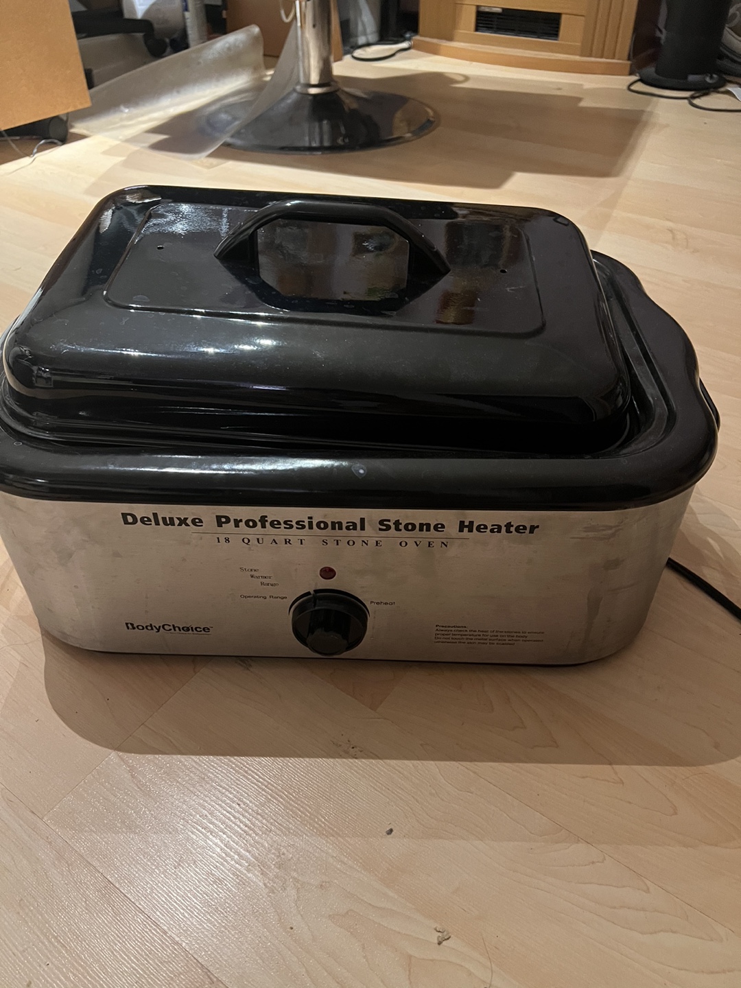 Large 18 quart Deluxe Professional Stone Heater