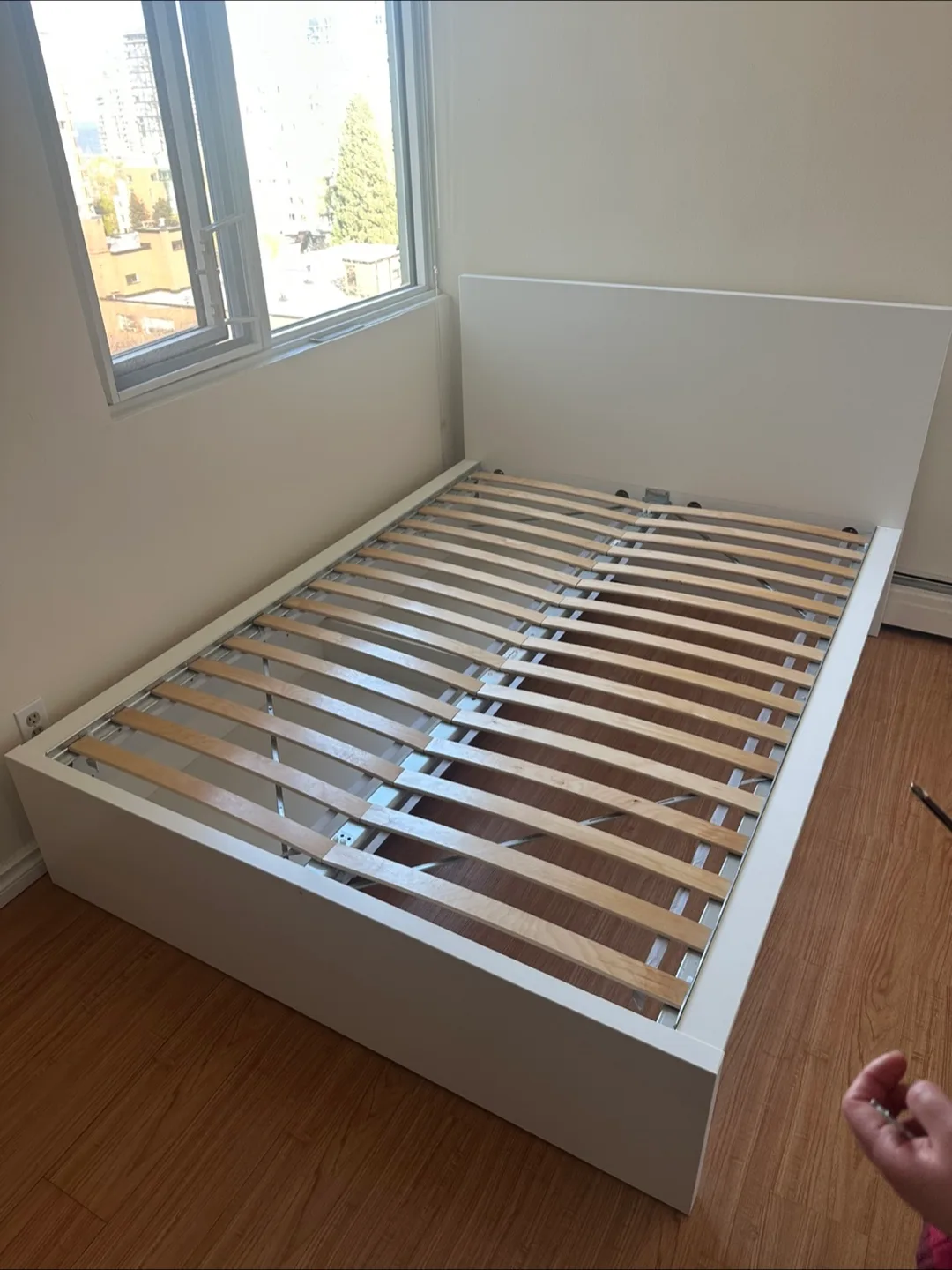Ikea white Double frame + 2 drawers + Free delivery thumbnail