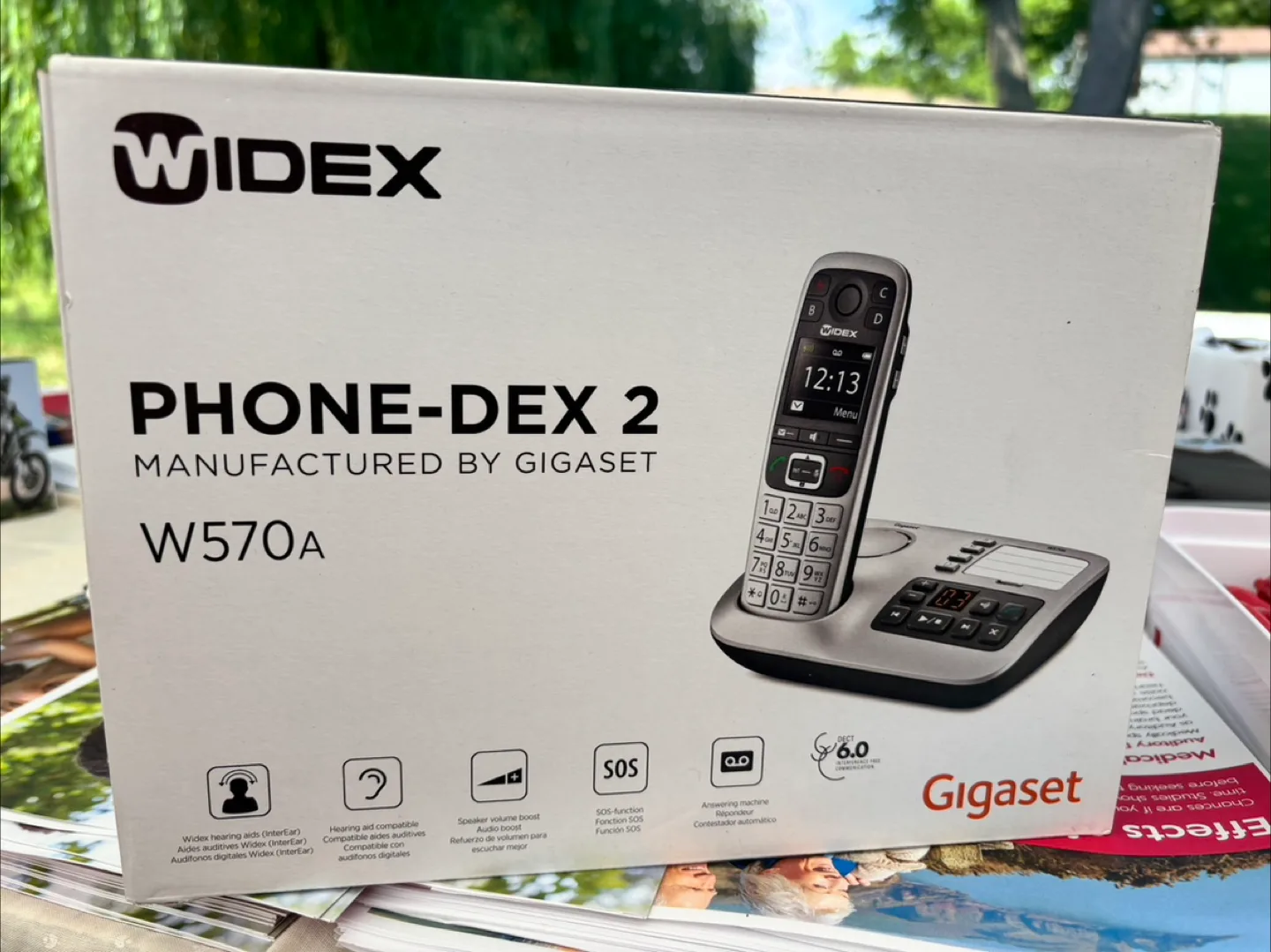 Widex PHONE-DEX 2 W570A Cordless Phone thumbnail