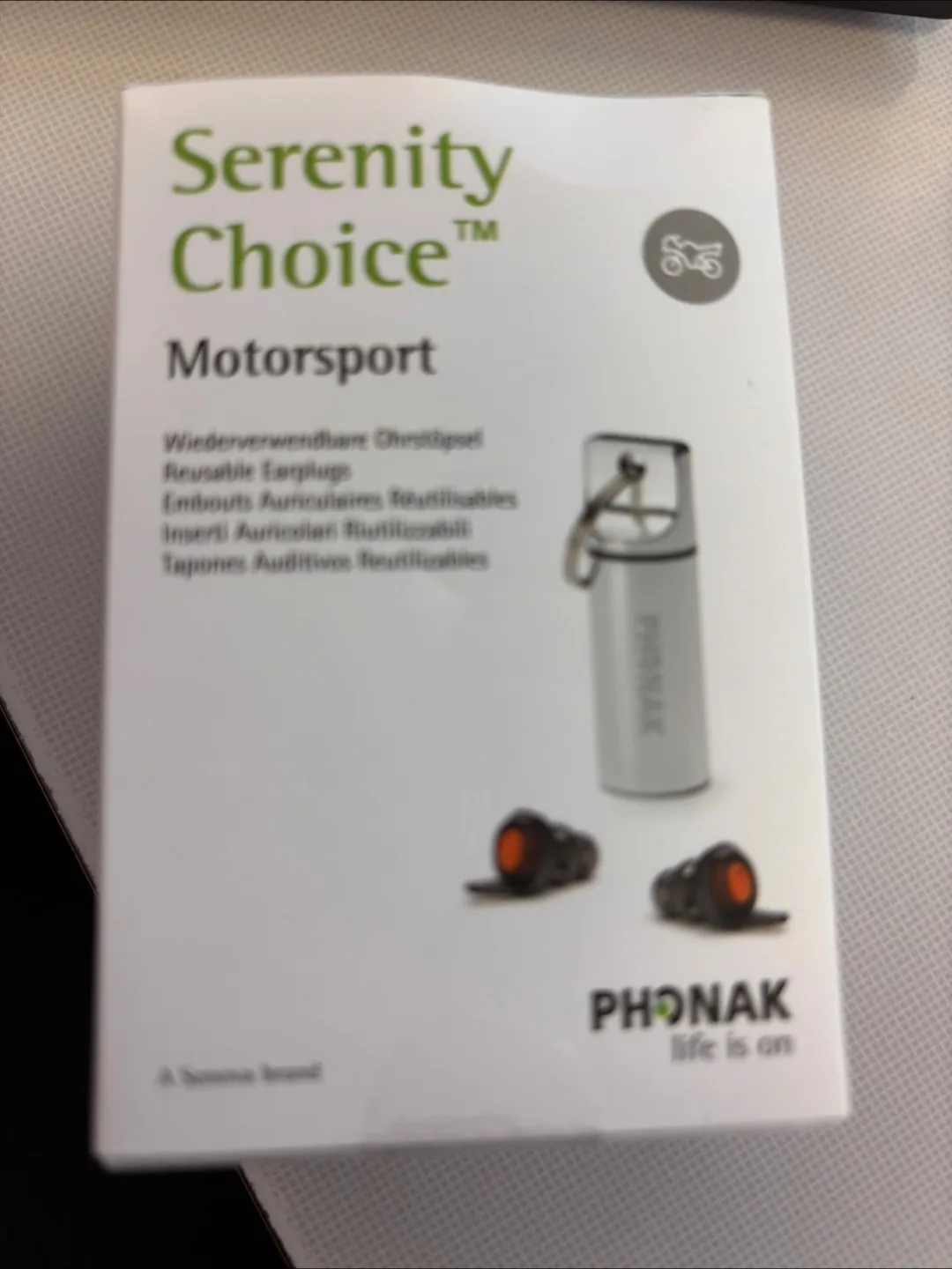 Phonak Serenity Choice Motorsport Earplugs thumbnail