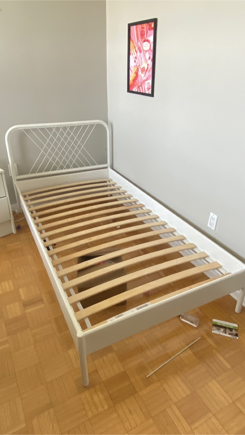 IKEA White Bed Frame Twin