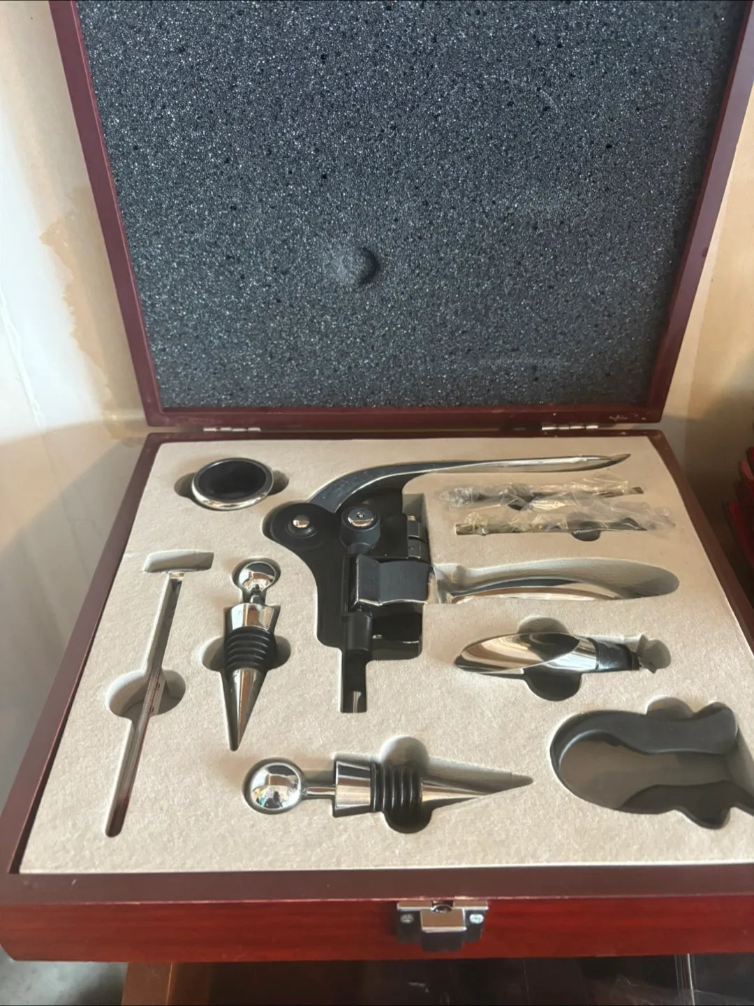 Wine Opener Set with Wood Box thumbnail