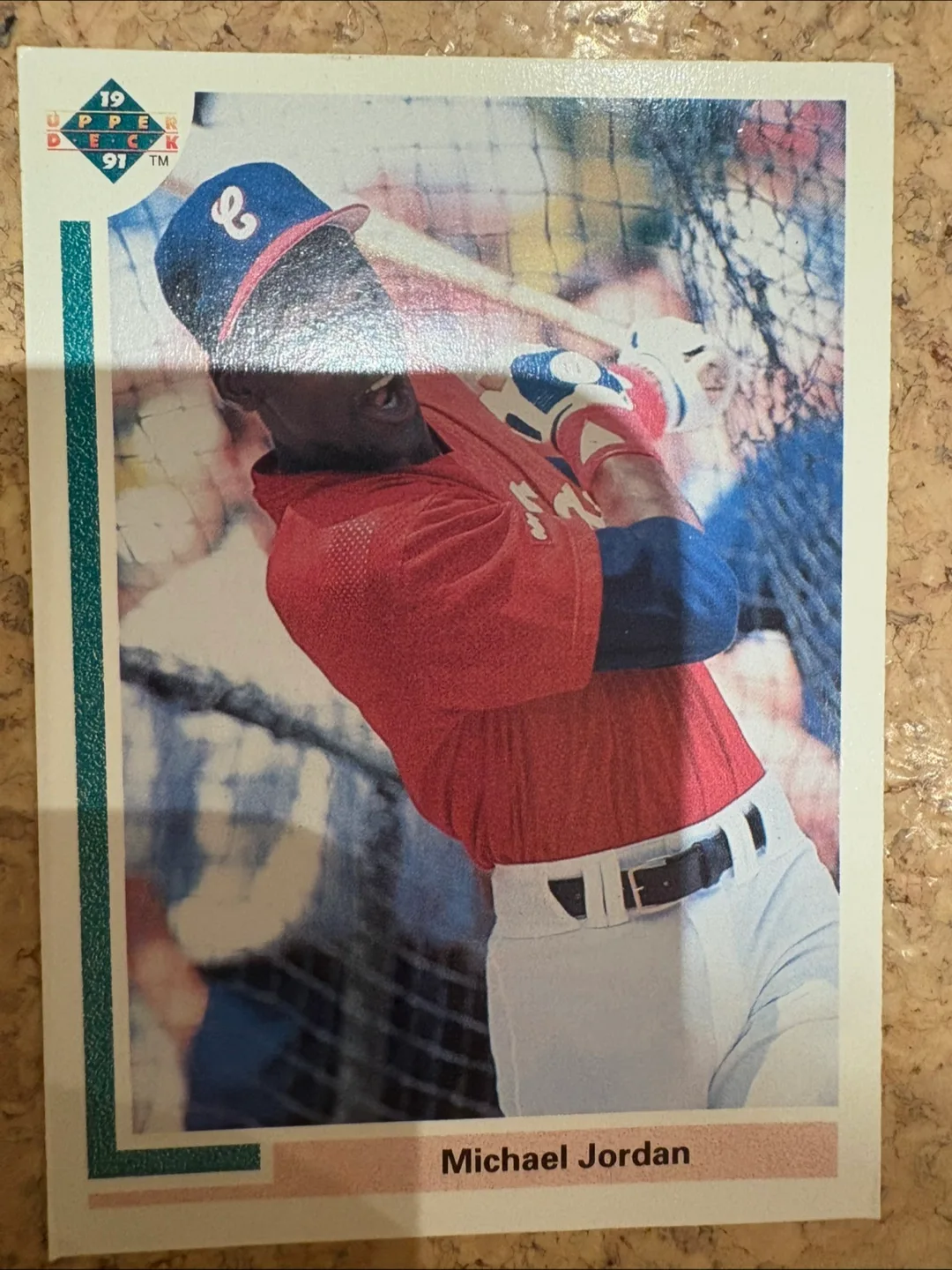 Michael Jordan Upper Deck Baseball Card thumbnail