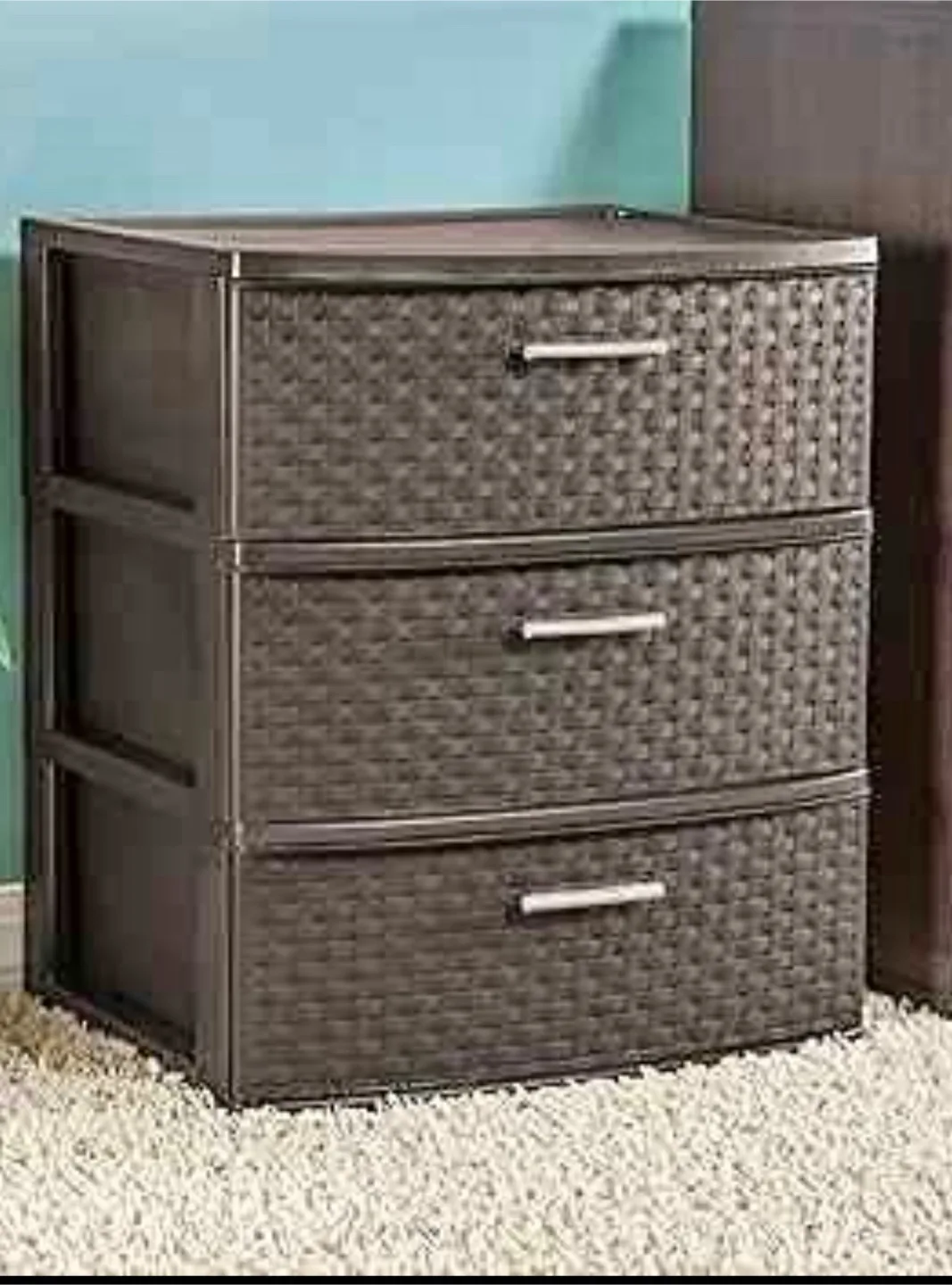Sterilite 3-Drawer Weave Tower - Espresso *OBO* thumbnail