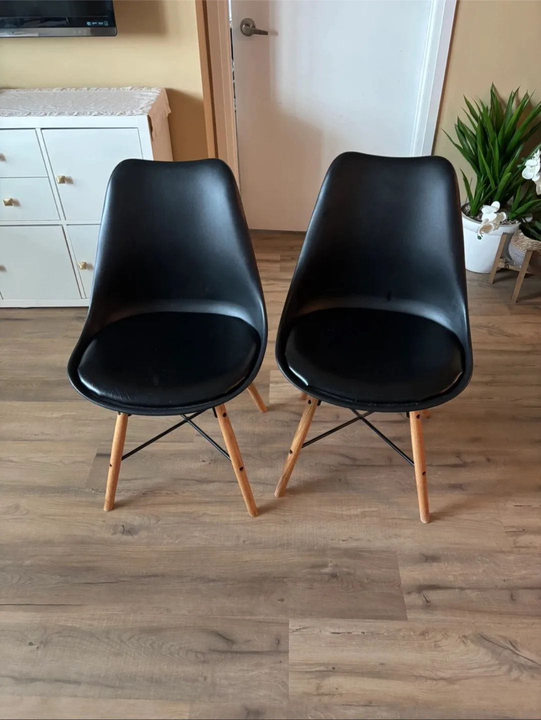 Black Dining Chairs - Set of 2 thumbnail