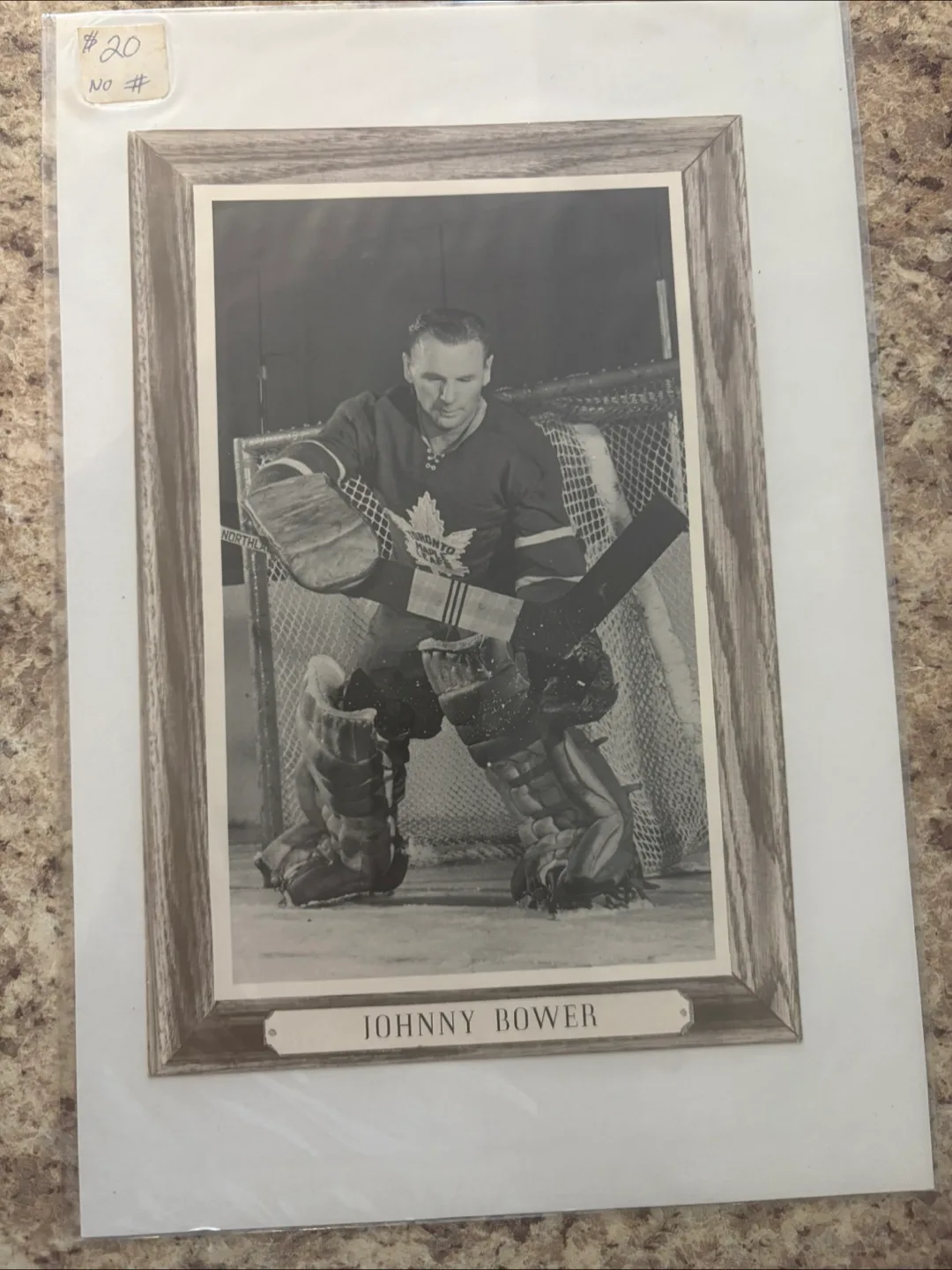 Johnny Bower Framed Photo thumbnail