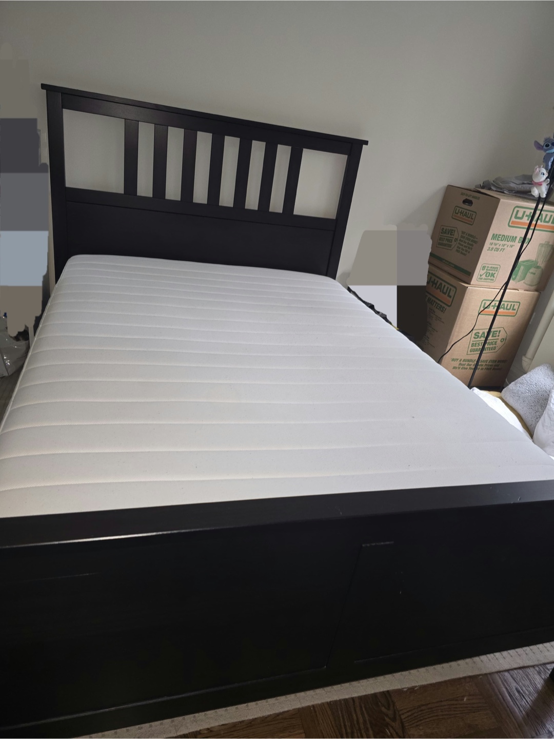 Ikea Hemnes Bed Frame and mattress- Full Size - photo 2