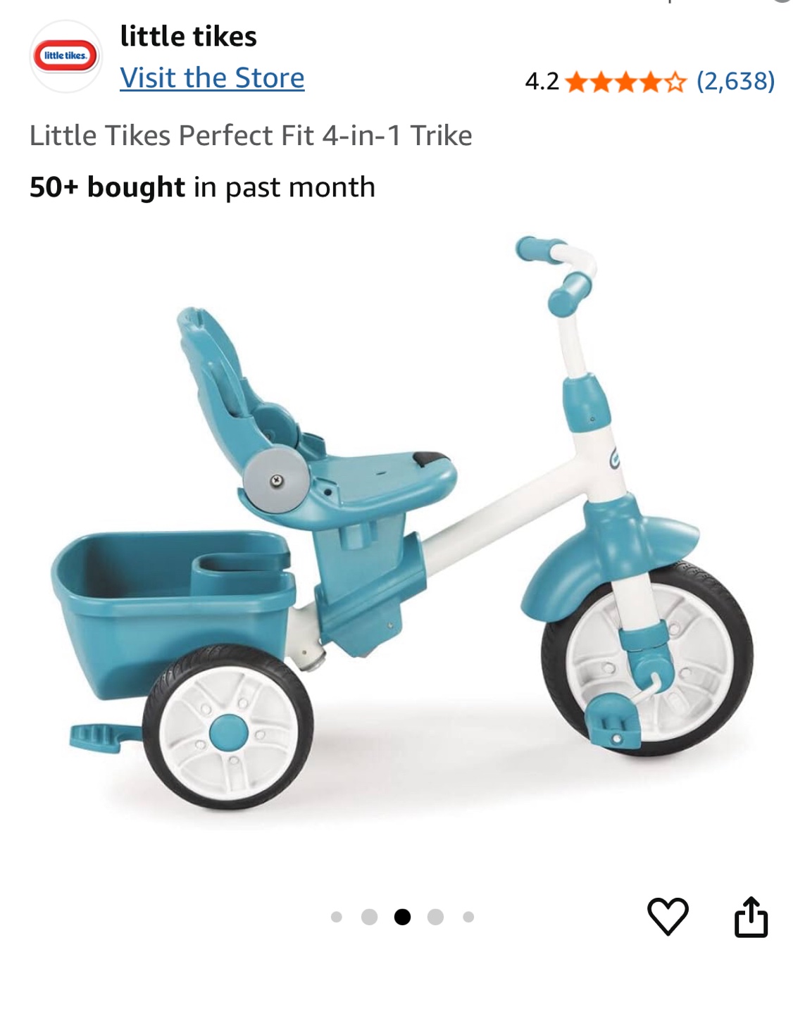 Little Tikes Perfect Fit 4-in-1 Trike - photo 2