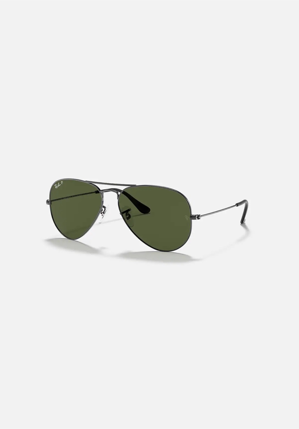 Ray-Ban RB3025 Aviator Sunglasses - Gunmetal/Green