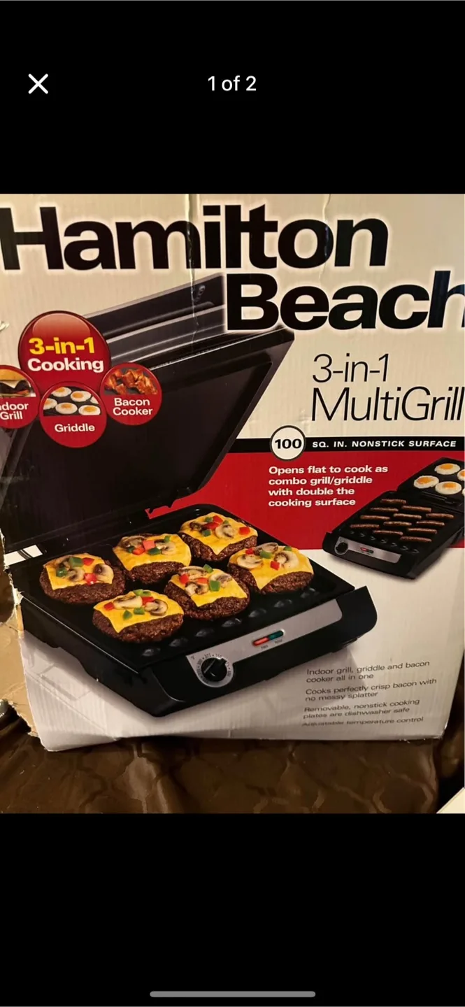 Hamilton Beach 3-in-1 MultiGrill