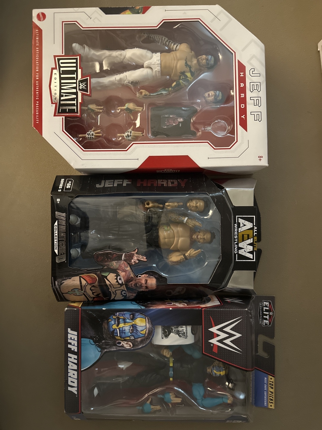Jeff Hardy Action Figures - WWE & AEW