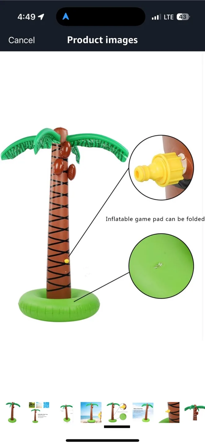 Inflatable Palm Tree Sprinkler image indicator(3)