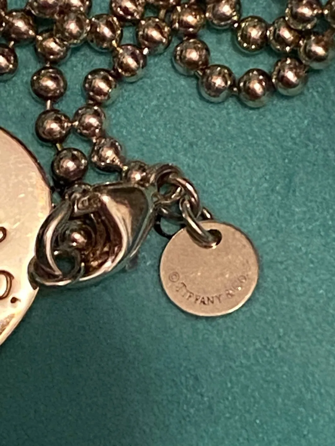 Rare Authentic Return To T & Co Heart Tag 34” long Necklace image indicator(4)