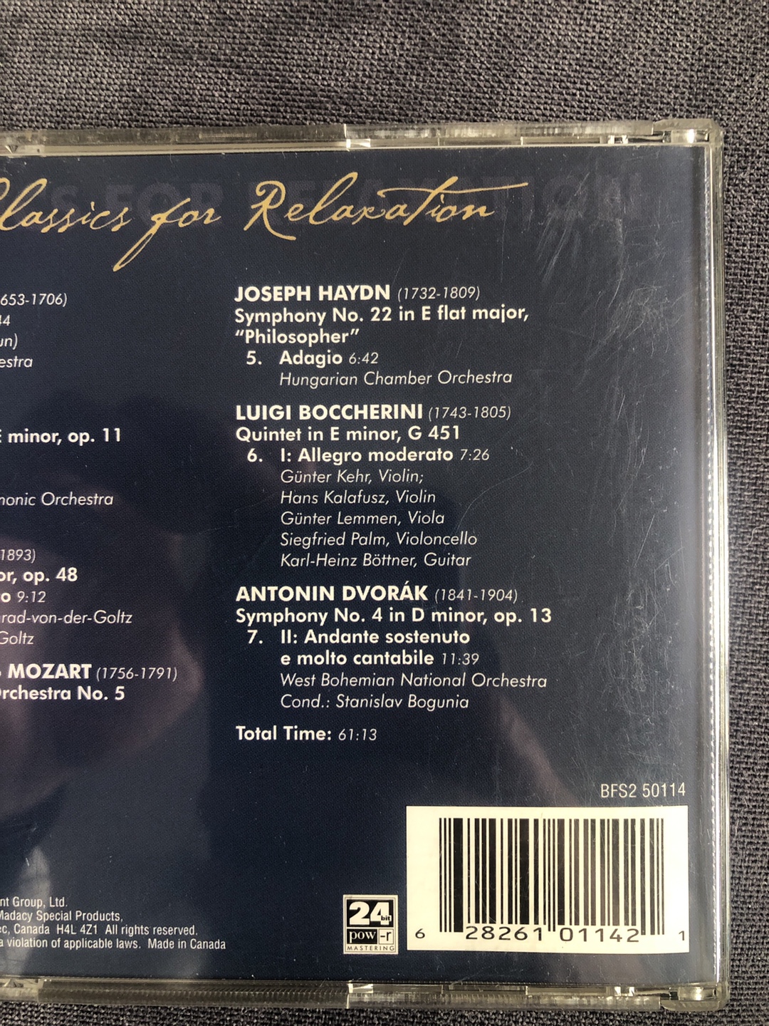 Classics for Relaxation - Madacy Entertainment CD - photo 5