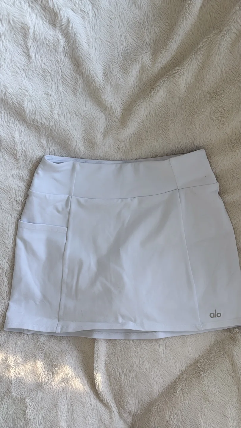 ALO Airbrush High Waist Good Form Tennis Skirt thumbnail