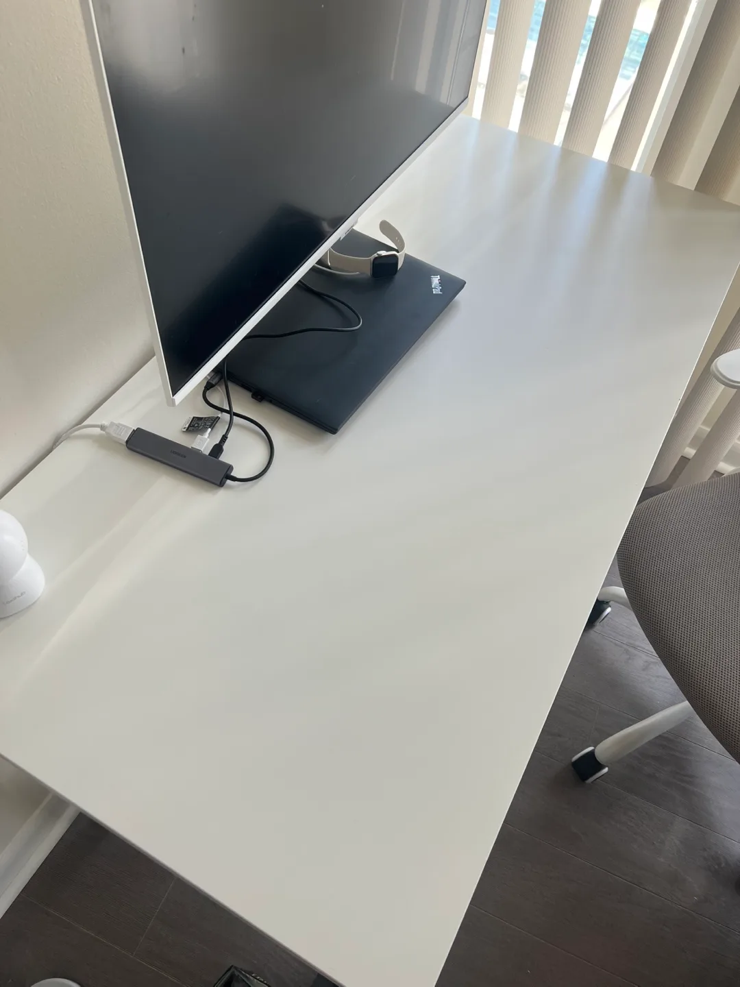 IKEA LAGKAPTEN / ADILS Desk - White thumbnail