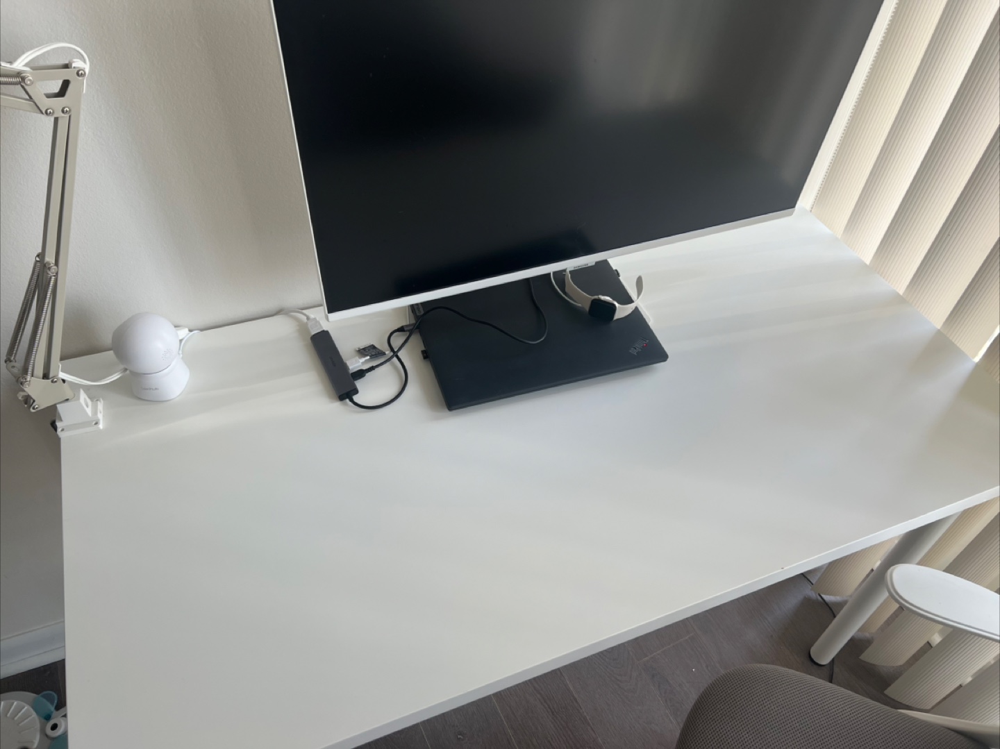 IKEA LAGKAPTEN / ADILS Desk - White - photo 2