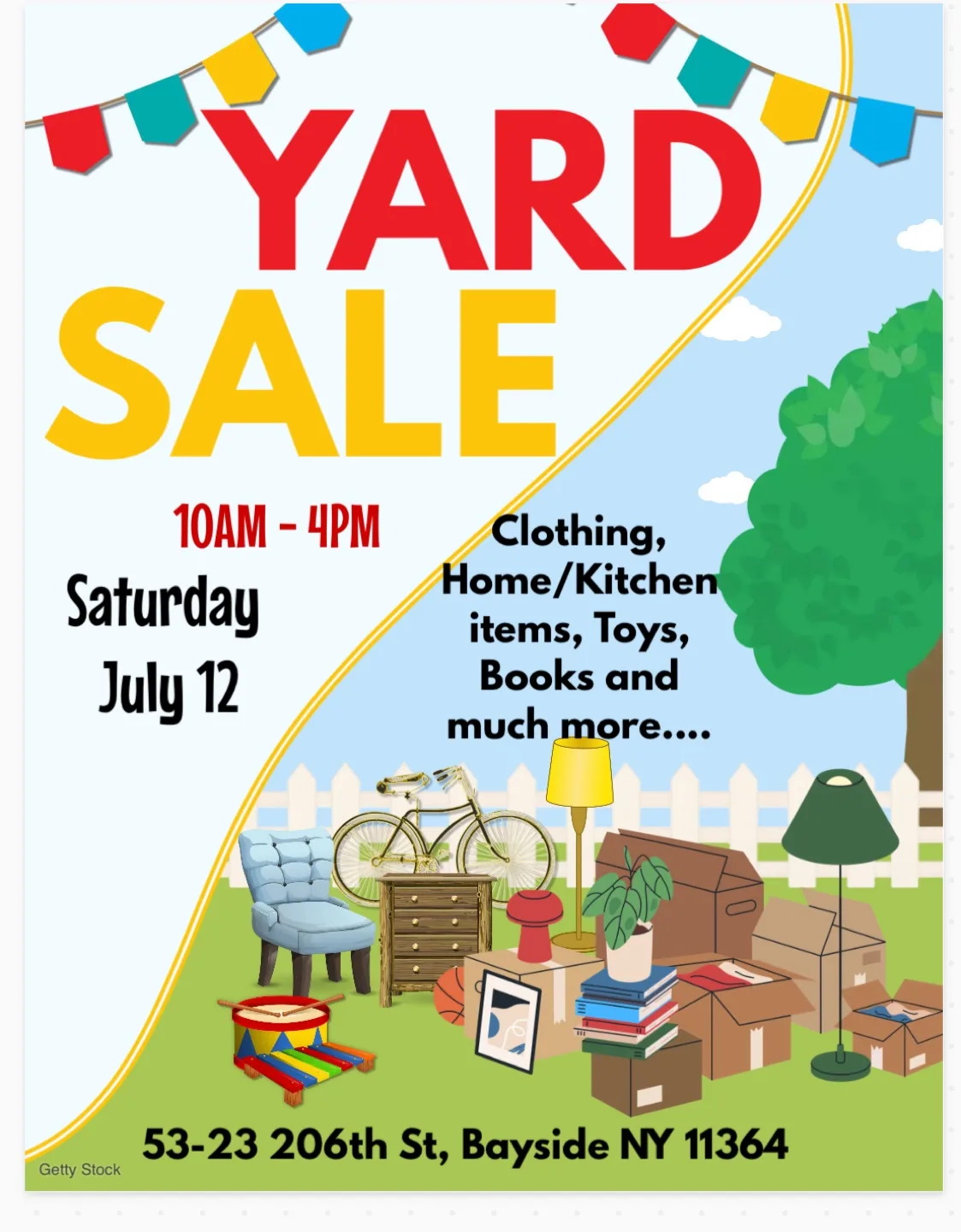 Yard Sale ~ July 12th, 2025 thumbnail