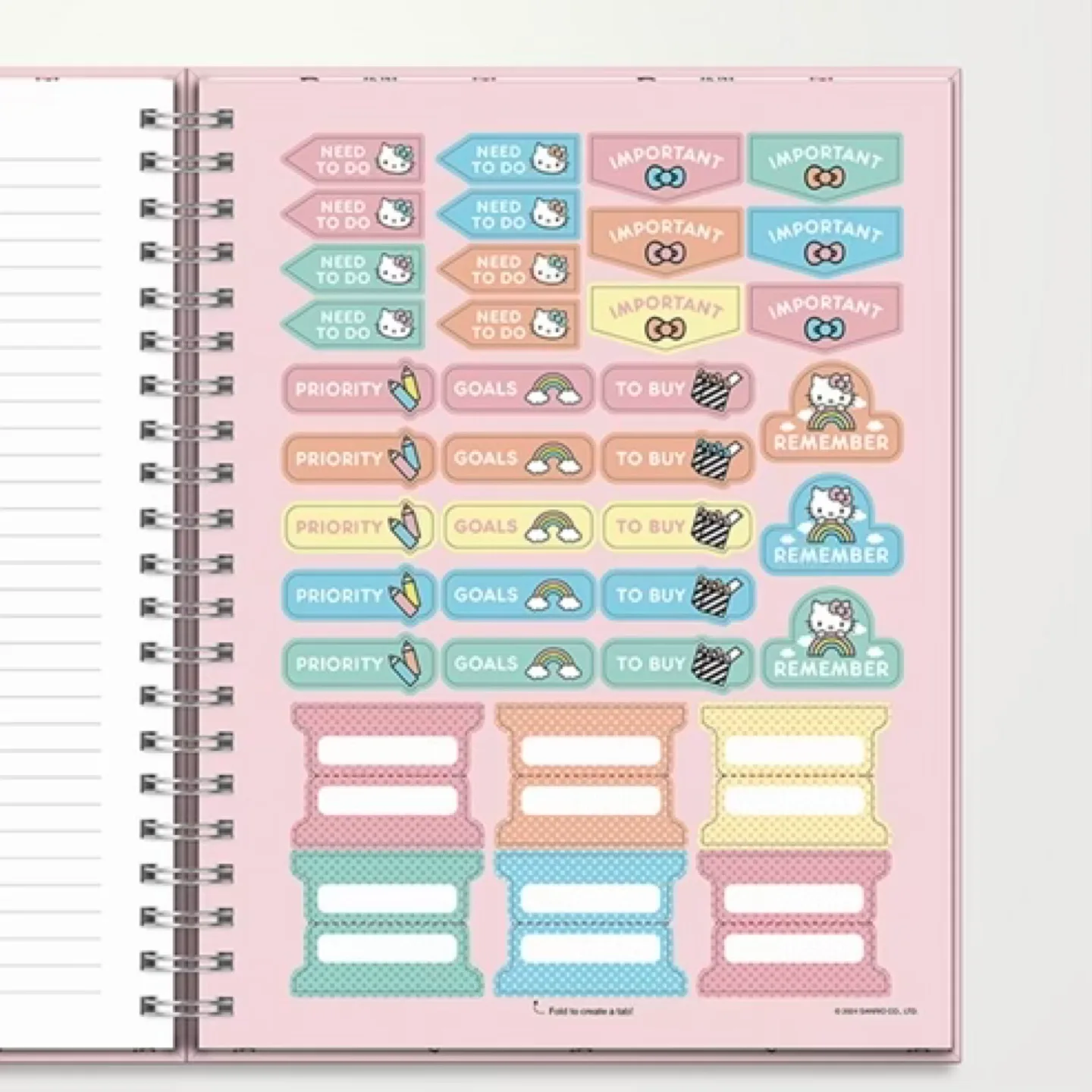 Hello Kitty Extra Large Hard Cover Spiral Notebook 🇨🇦 image indicator(6)