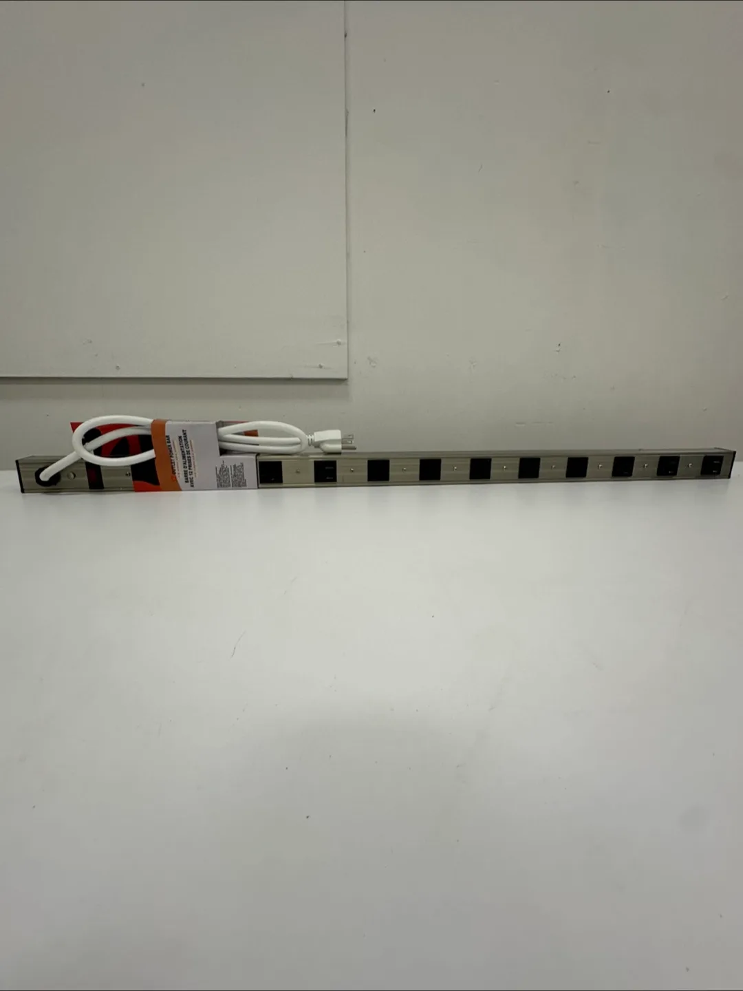 12-Outlet Power Strip Bar – Heavy-Duty Aluminum, Brand New thumbnail