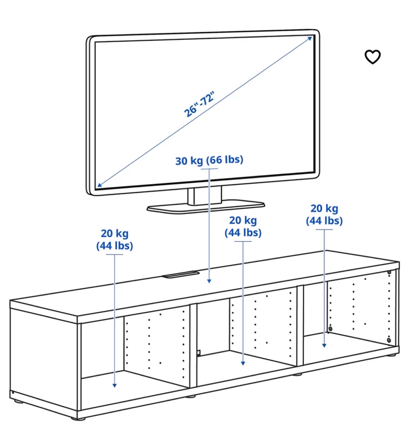 IKEA TV Stand - photo 4