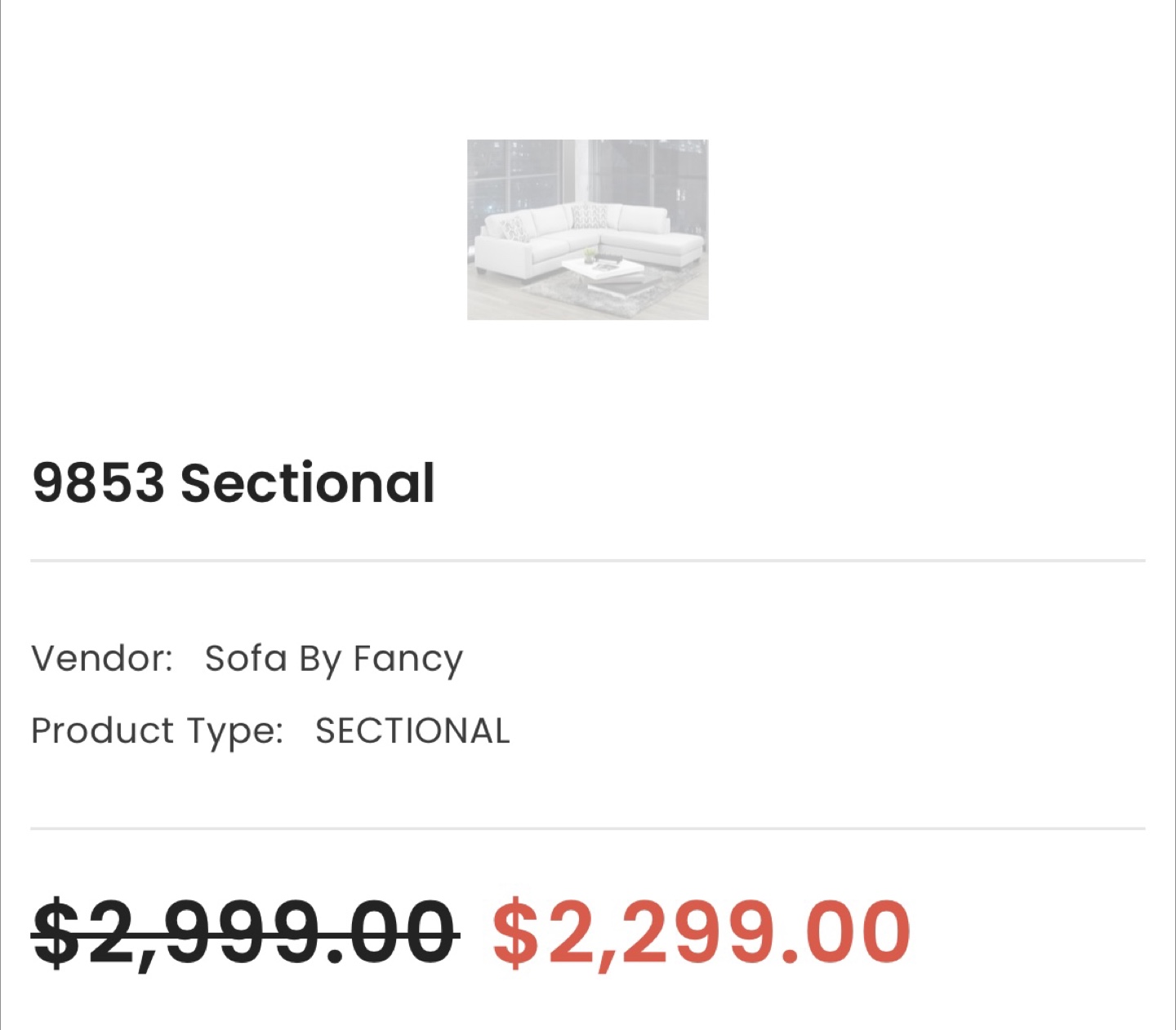 Sectional Sofa - Light Grey - photo 4