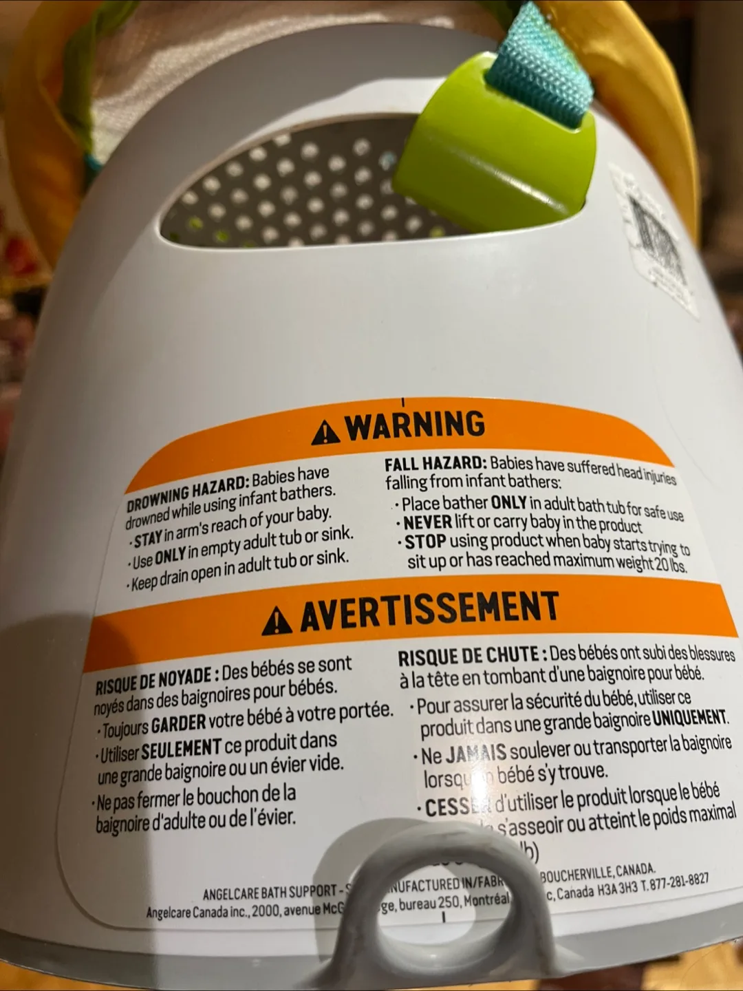 Angelcare Baby Bath Support Seat image indicator(2)