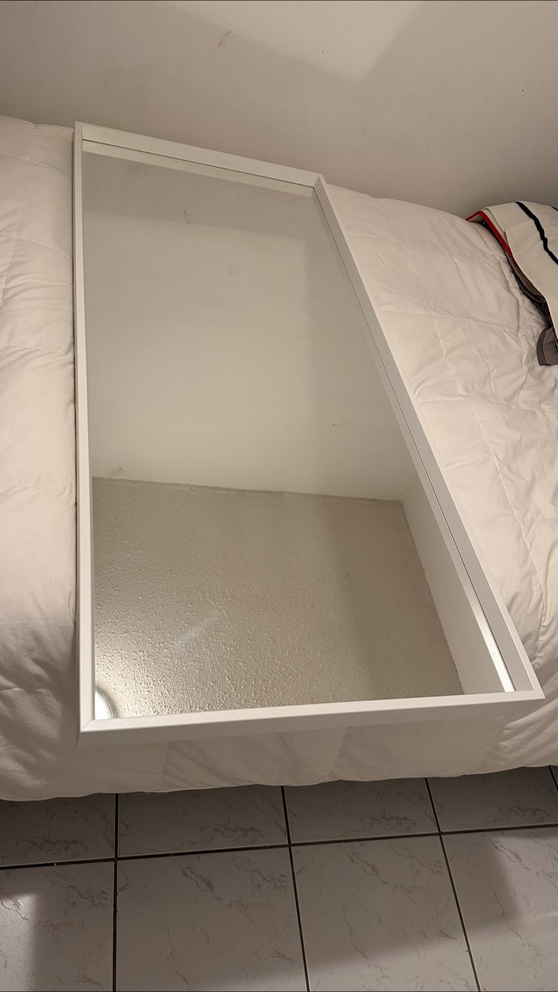 IKEA NISSedal Mirror - White, 65x150 cm - photo 2