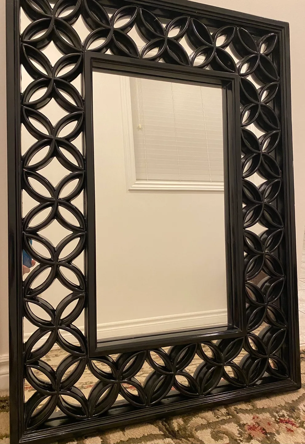 Black Decorative Wall Mirror thumbnail