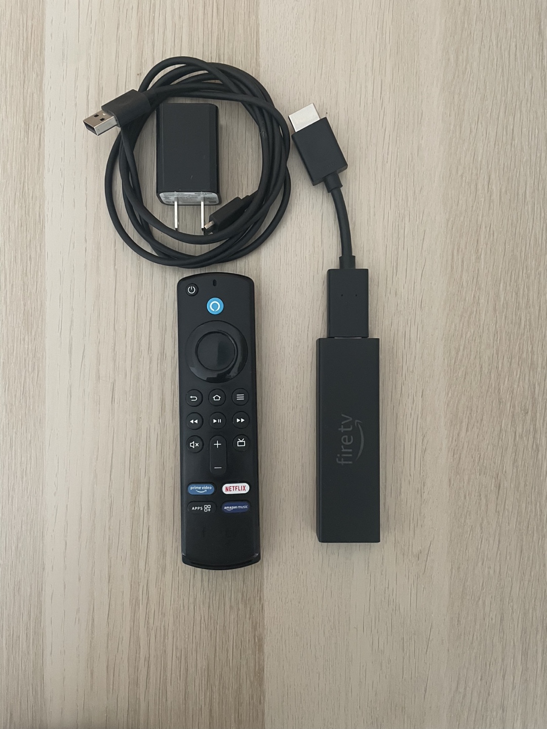Amazon Fire TV Stick 4K Max with Remote & Charger