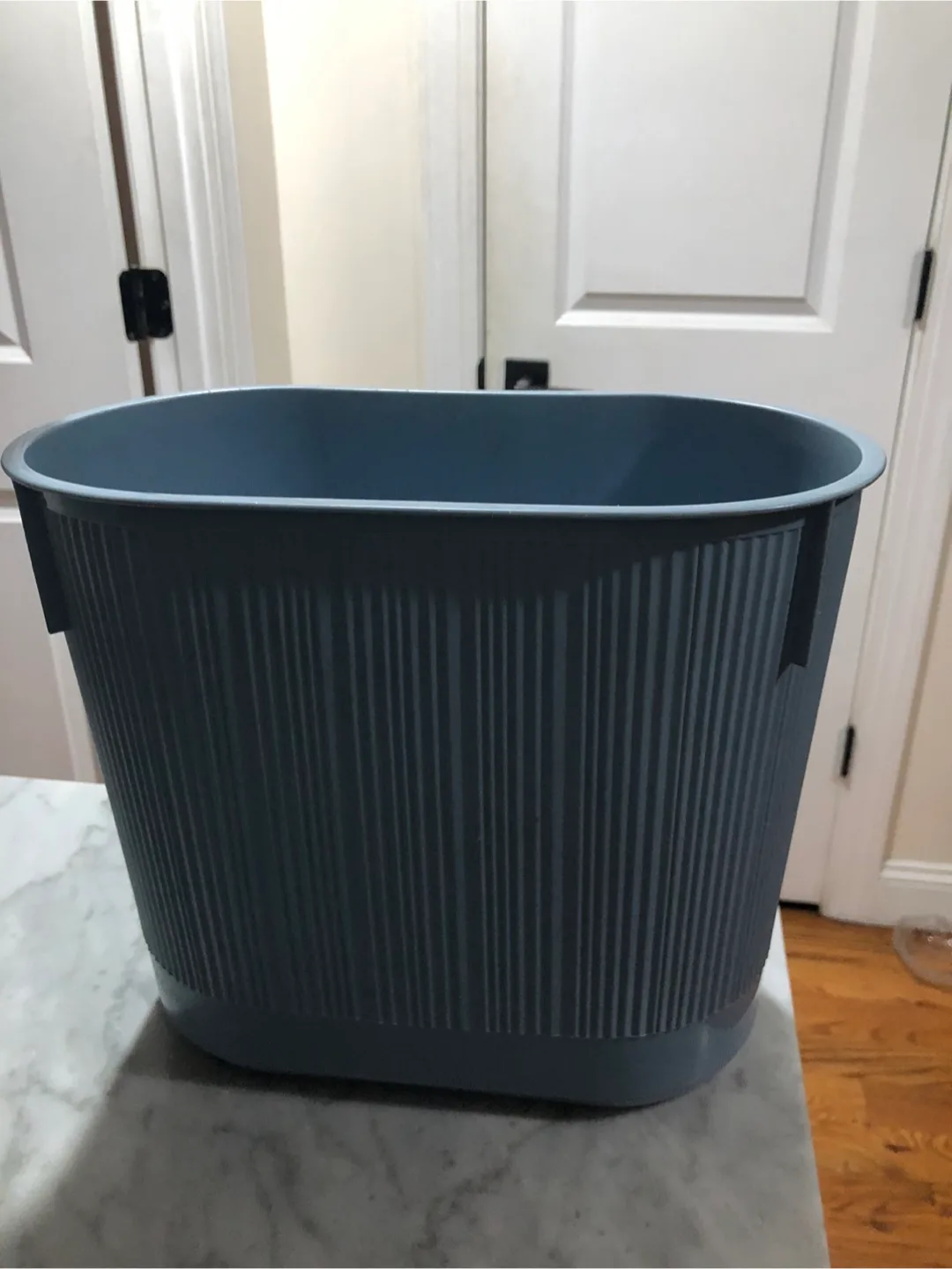 Small Blue Trash Can thumbnail