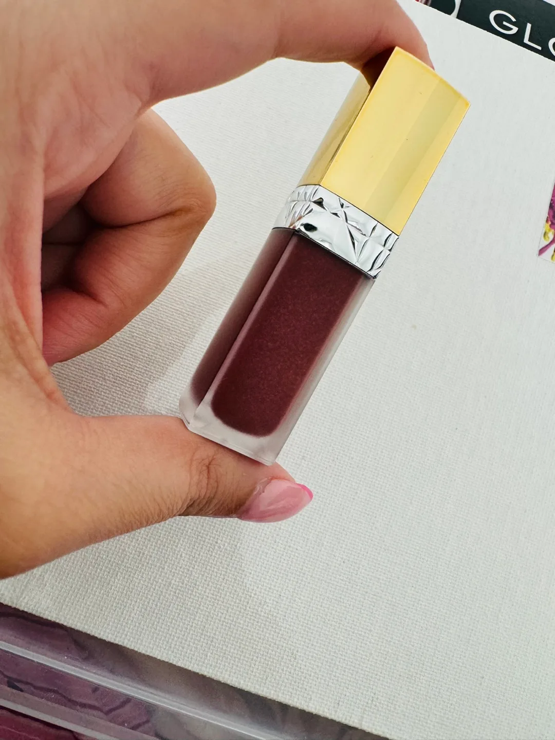 [LE] Dior Rouge Dior Forever Sequin Liquid Lipstick- 843 Divin image indicator(2)