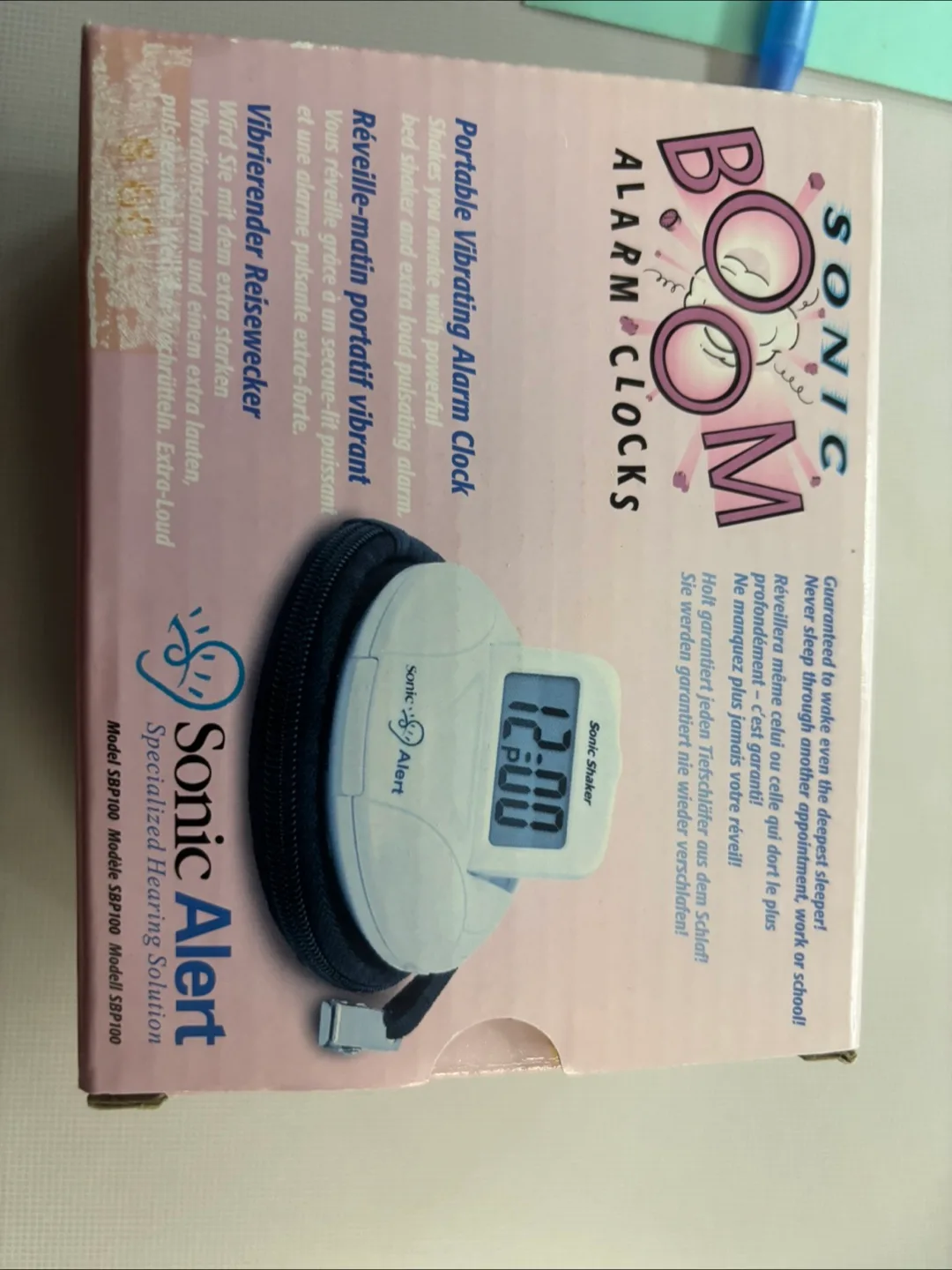 Sonic Boom Alarm Clock - Portable Vibrating thumbnail
