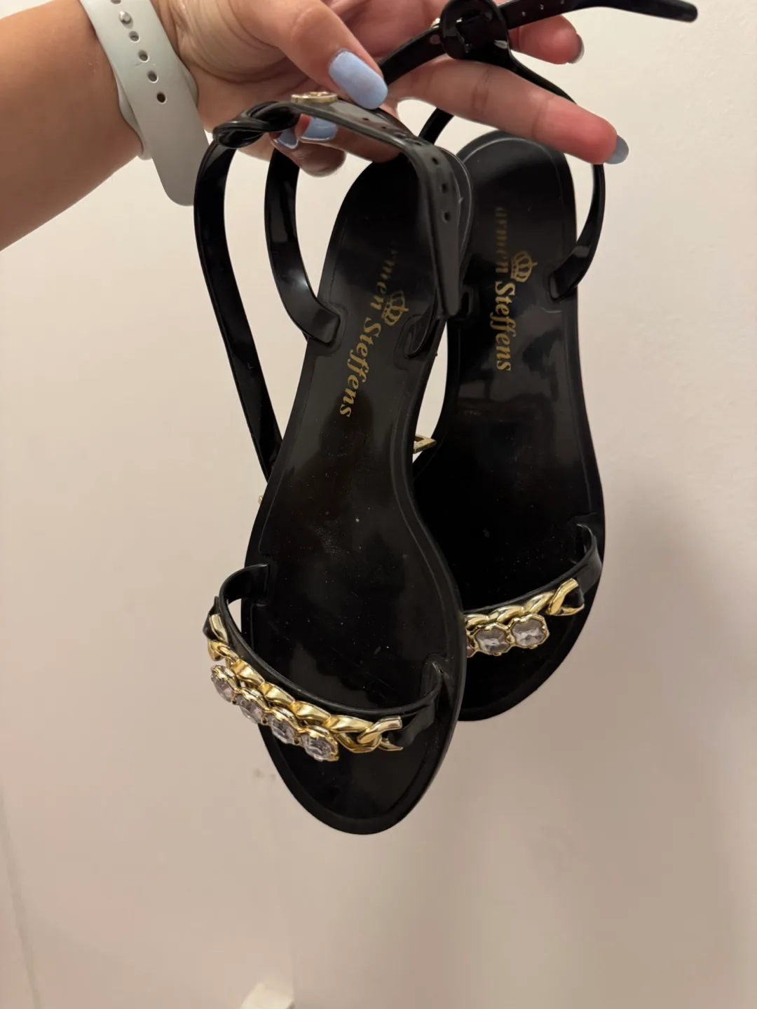 Carmen Steffens Black Sandals 🇨🇦 thumbnail