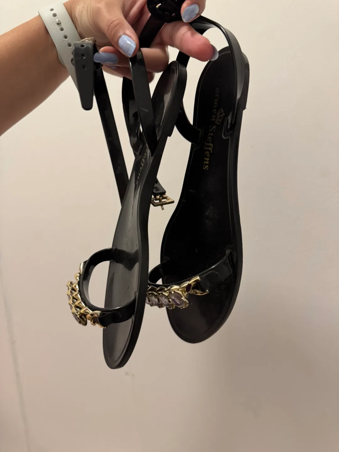 Carmen Steffens Black Sandals 🇨🇦 image indicator(2)