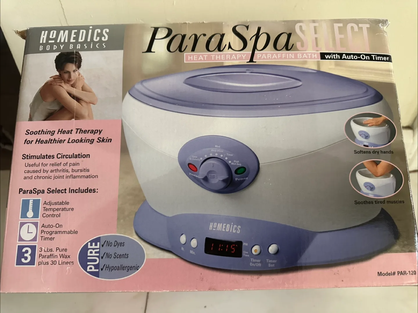 Homedics ParaSpa Select Paraffin Bath thumbnail