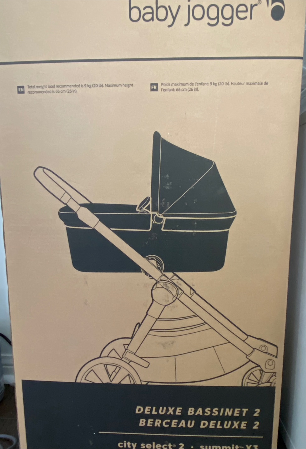 Baby Jogger City Sights Pram Bassinet - Black - photo 2