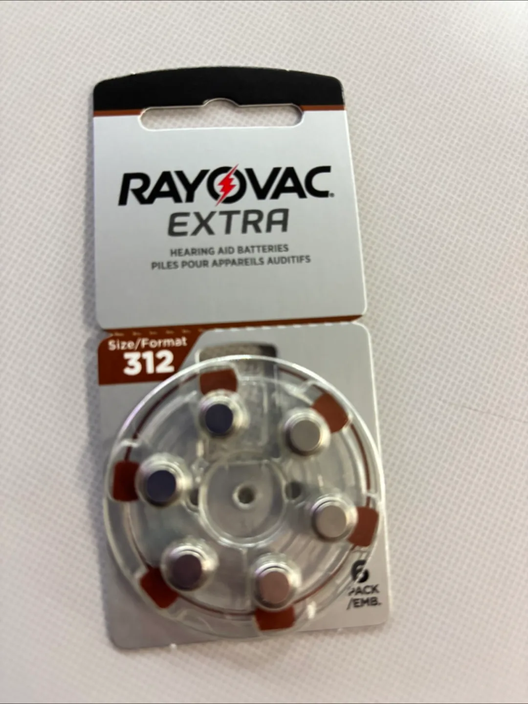 Rayovac Extra 312 Hearing Aid Batteries thumbnail