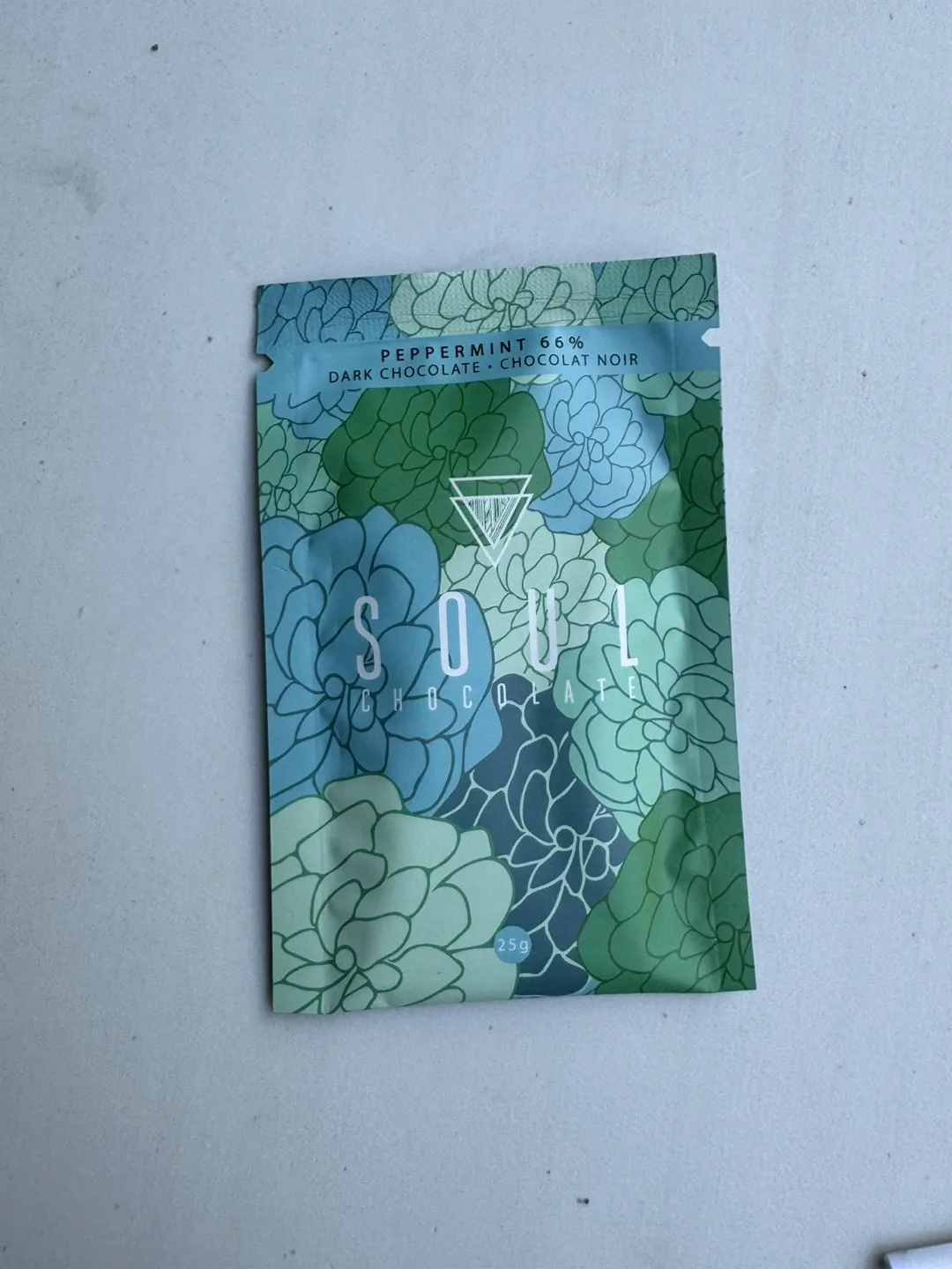 Soul Chocolate Peppermint Dark Chocolate 25g 🇨🇦 thumbnail