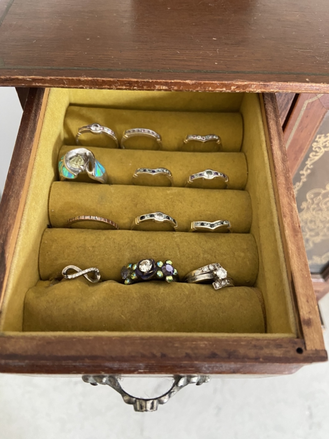 Wooden Jewellery Box with Drawers - photo 3