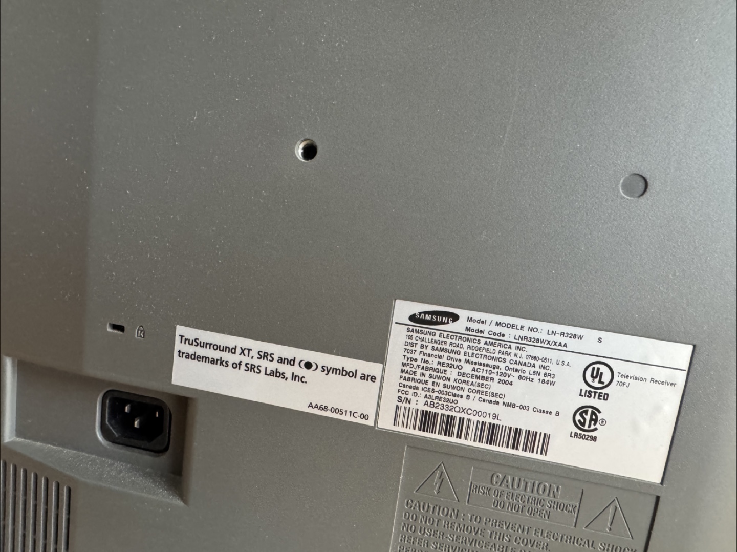 Samsung LN-R328W 32" LCD TV - photo 3