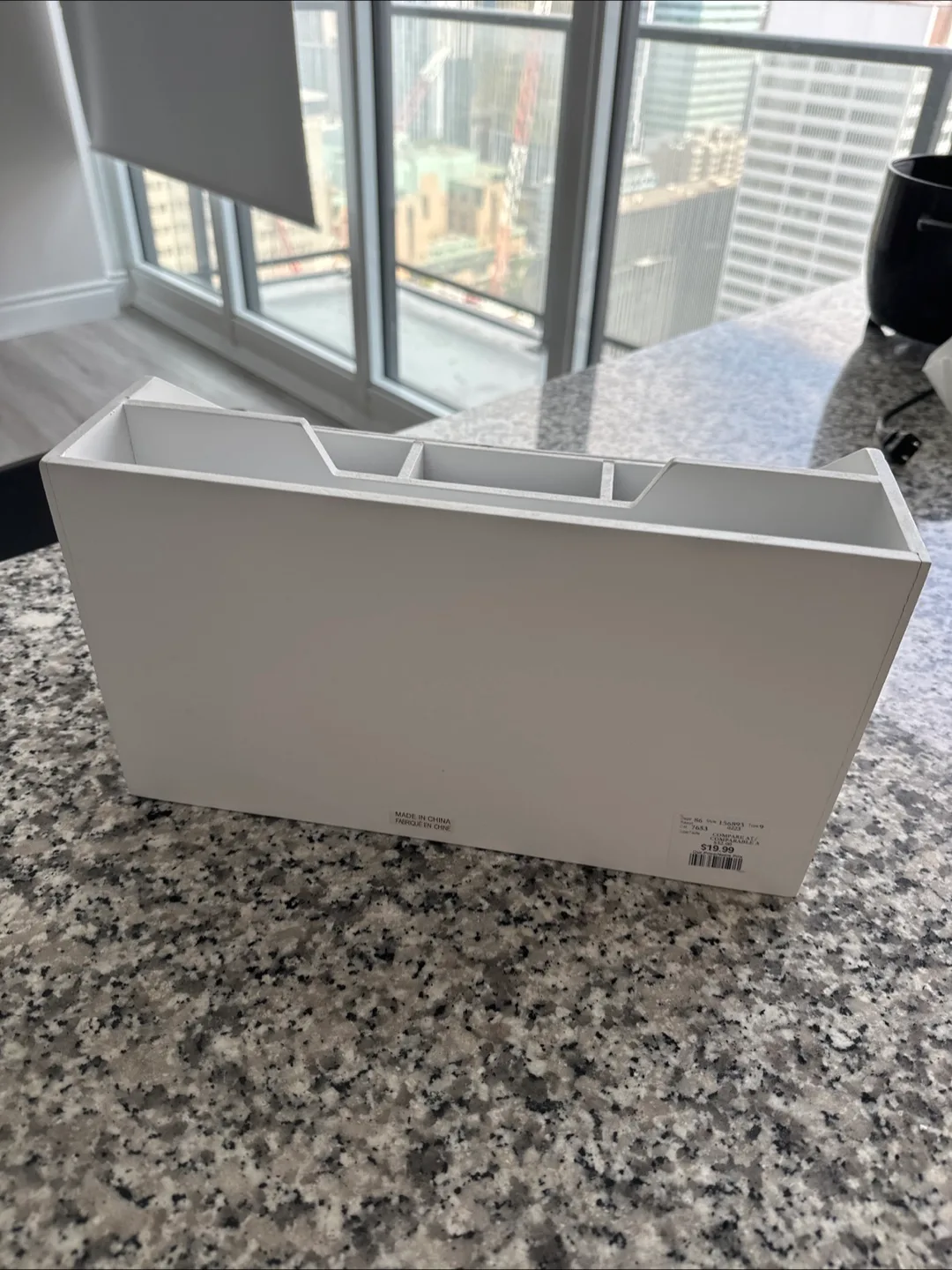 MUST GO JULY24‼️White Wooden Desk Organizer image indicator(4)